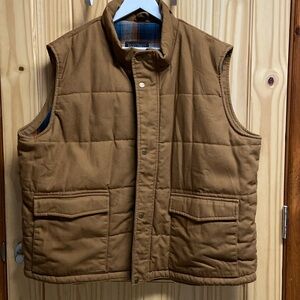 Men’s flannel lined Canvas vest XXL